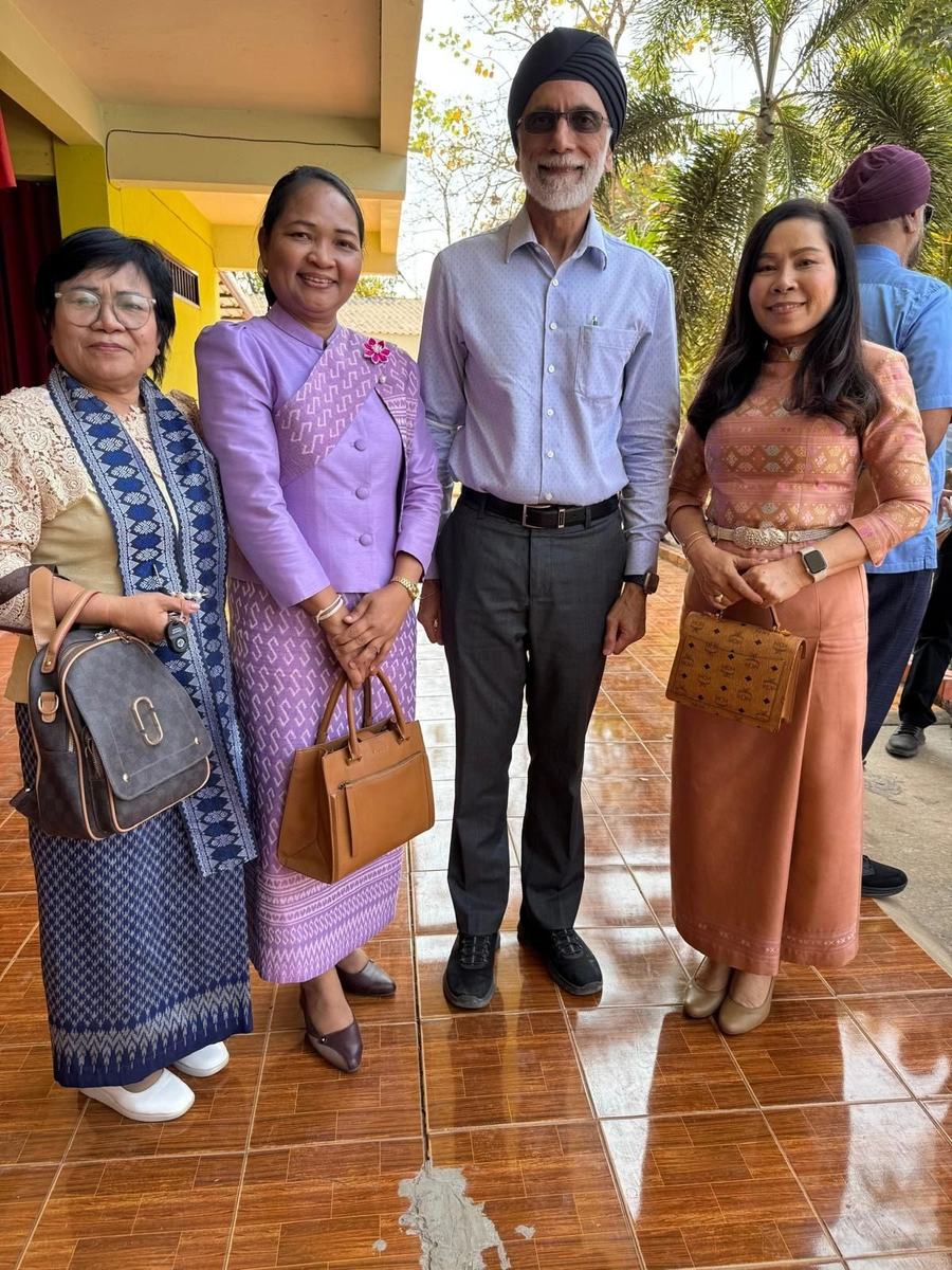 At the handover ceremony — February 2025