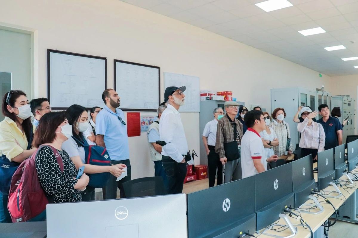 Inside the wind farm control room